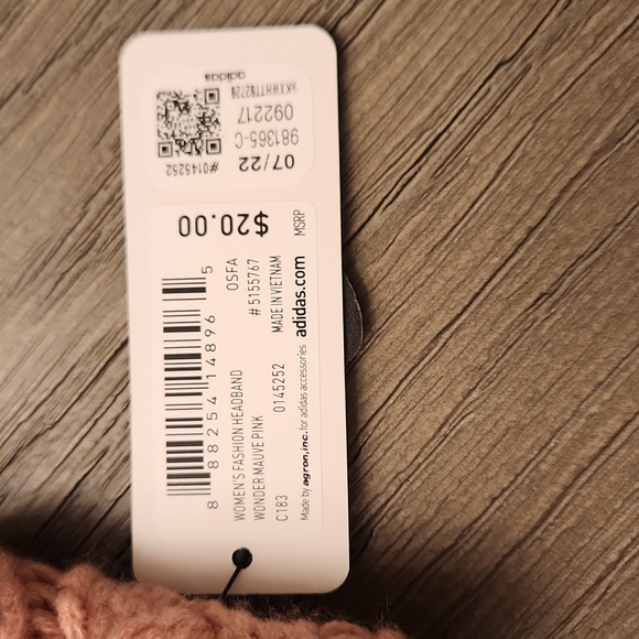 Adidas womens fit pink winter headband - Picture 3 of 3